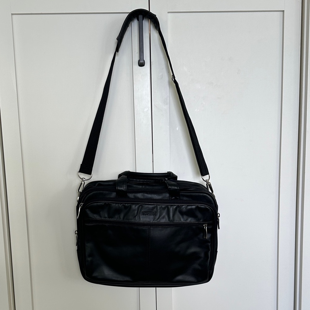Kenneth Cole Sleek Black Briefcase